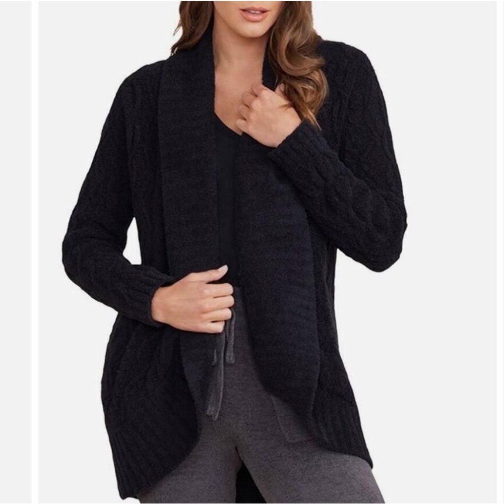 Barefoot Dreams Cable Shaw Sweater